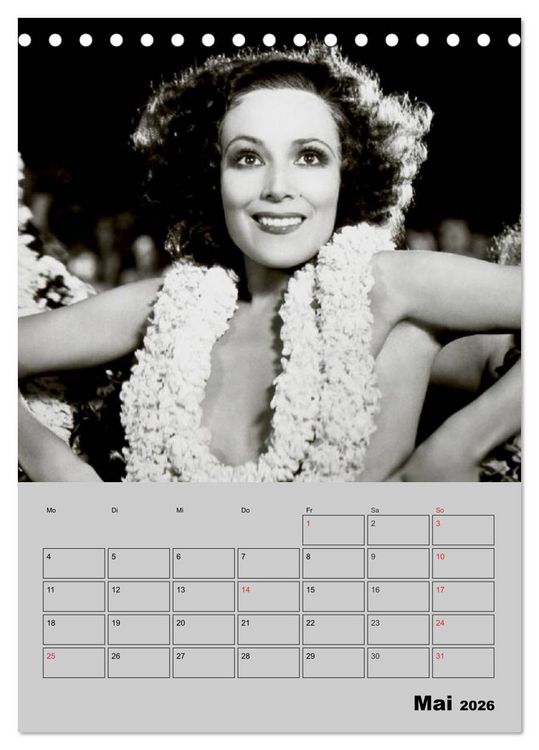 Produktbild: Diven der Stummfilm-&Auml;ra (Tischkalender 2026 DIN A5 hoch), CALVENDO Monatskalender