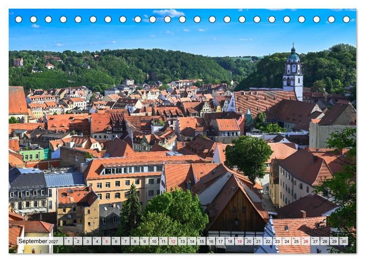 Produktbild: S&auml;chsische Sehnsucht - Ein Jahr zwischen Mei&szlig;en und Radebeul (Tischkalender 2027 DIN A5 quer), CALVENDO Monatskalender