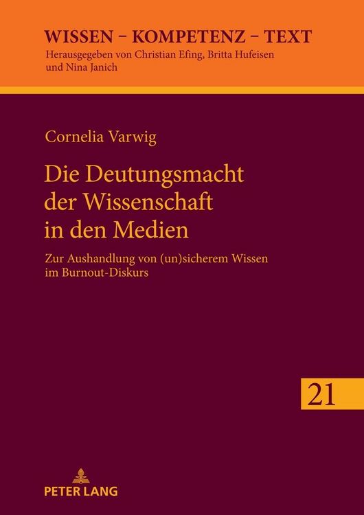 Produktbild: Die Deutungsmacht der Wissenschaft in den Medien