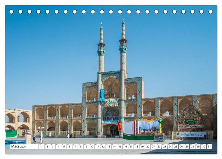 Produktbild: St&auml;dte des Irans - Yazd (Tischkalender 2026 DIN A5 quer), CALVENDO Monatskalender