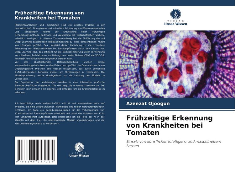 Produktbild: Fr&uuml;hzeitige Erkennung von Krankheiten bei Tomaten