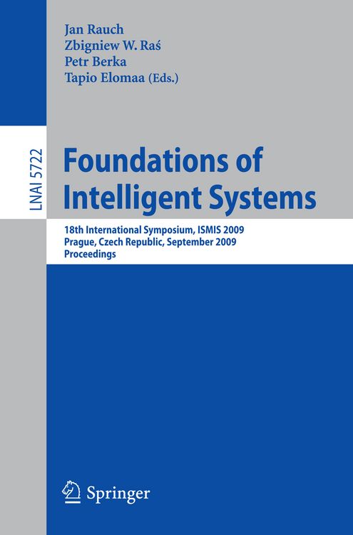 Produktbild: Foundations of Intelligent Systems