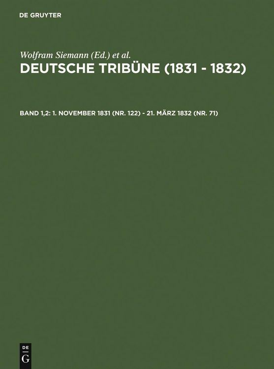 Produktbild: 1. November 1831 (Nr. 122) - 21. M&auml;rz 1832 (Nr. 71)