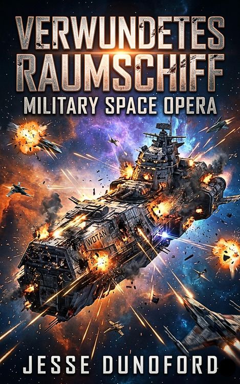 Produktbild: Verwundetes Raumschiff: Military Space Opera (Die Raumschiffe, #2)