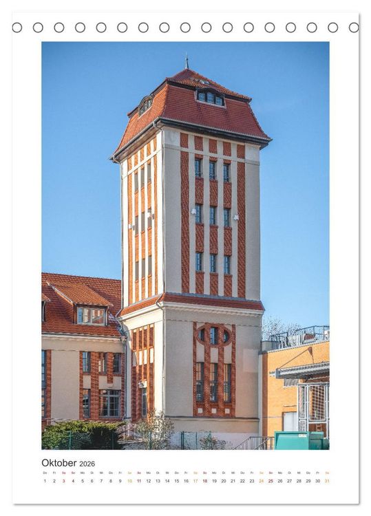 Produktbild: Alte Wassert&uuml;rme (Tischkalender 2026 DIN A5 hoch), CALVENDO Monatskalender