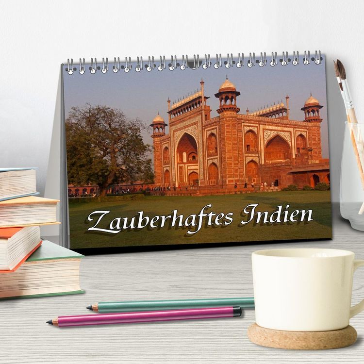 Produktbild: Zauberhaftes Indien (Tischkalender 2026 DIN A5 quer), CALVENDO Monatskalender