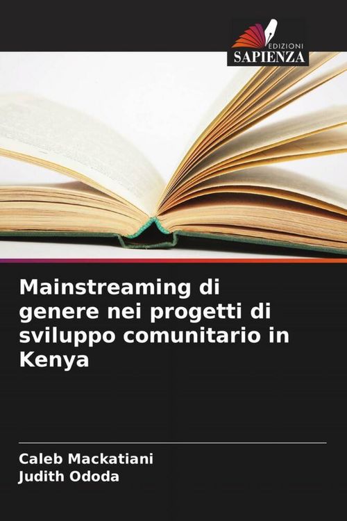 Produktbild: Mainstreaming di genere nei progetti di sviluppo comunitario in Kenya