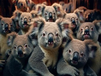 Produktbild: CALVENDO Puzzle Viele Koalas auf einem Bild | 2000 Teile Lege-Gr&ouml;&szlig;e 90x67cm Foto-Puzzle f&uuml;r gl&uuml;ckliche Stunden