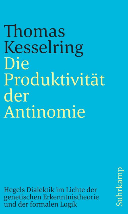 Produktbild: Die Produktivit&auml;t der Antinomie