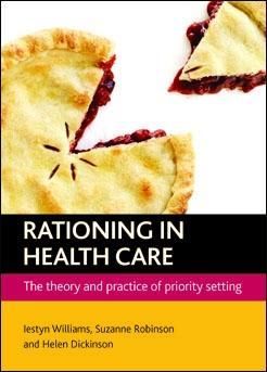 Produktbild: Rationing in health care