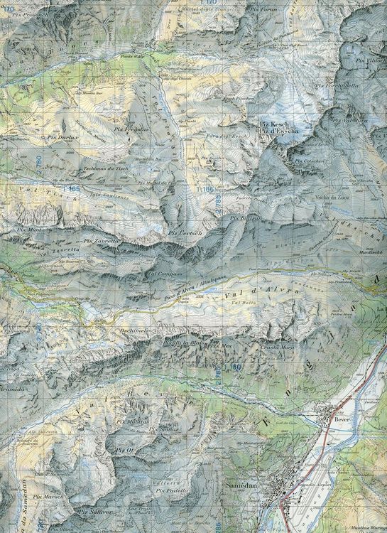 Produktbild: Swisstopo 1 : 50 000 Oberengadin Engiadin' Ota