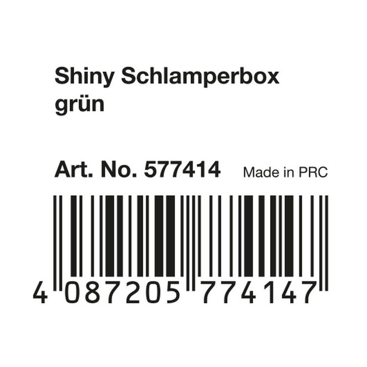 Produktbild: EBERHARD FABER Schlamperbox Shiny eckig gl&auml;nzend gr&uuml;n