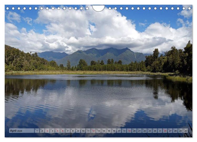 Produktbild: Kia ora, Aotearoa - Wunderbares Neuseeland (Wandkalender 2026 DIN A4 quer), CALVENDO Monatskalender