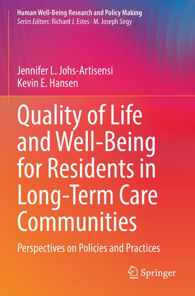 Produktbild: Quality of Life and Well-Being for Residents in Long-Term Care Communities
