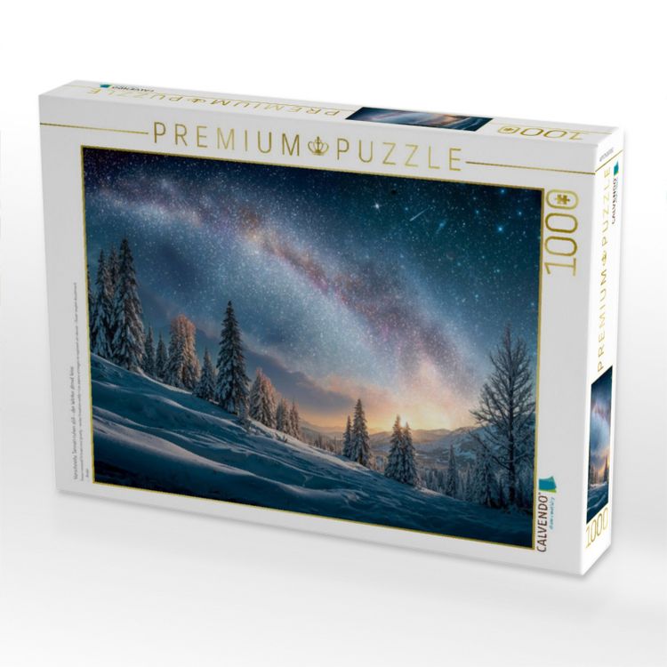 Produktbild: CALVENDO Puzzle Verschneite Tannen ruhen still - der Winter atmet leise | 1000 Teile Lege-Gr&ouml;&szlig;e 64x48cm Foto-Puzzle f&uuml;r gl&uuml;ckliche Stunden