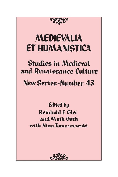 Produktbild: Medievalia et Humanistica, No. 43