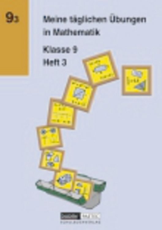 Produktbild: Meine t&auml;gl. &Uuml;bungen in Mathem. 9/3