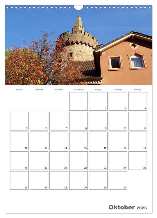 Produktbild: Weinheim an der Bergstra&szlig;e Planer (Wandkalender 2026 DIN A3 hoch), CALVENDO Monatskalender