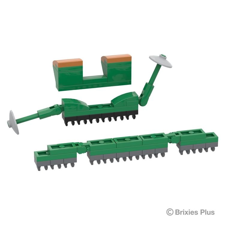 Produktbild: Bausteinsatz Brixies Plus Fendt GT & Zubeh&ouml;r Classic Club Collection gr&uuml;n