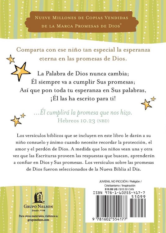 Produktbild: El Promesas de Dios para ni&iquest;&iquest;os Softcover God's Promises for Boys