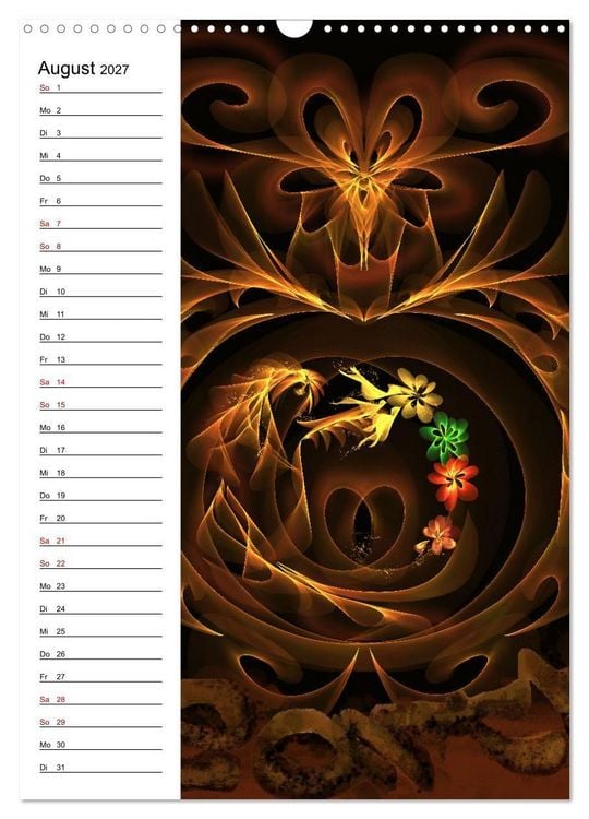 Produktbild: Textile Gewebekunst (Wandkalender 2027 DIN A3 hoch), CALVENDO Monatskalender