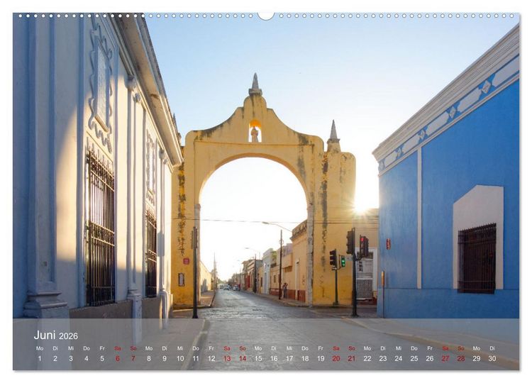 Produktbild: Bekanntes und Unbekanntes MEXIKO (Wandkalender 2026 DIN A2 quer), CALVENDO Monatskalender