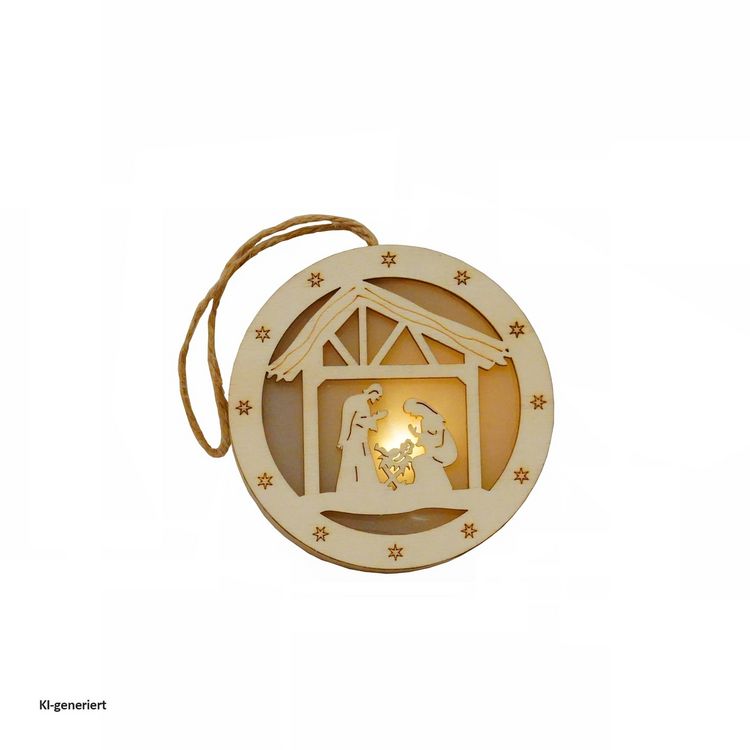 Produktbild: HTI-Living Baumbehang LED Weihnachtskrippe Baumbehang LED Weihnachtskrippe