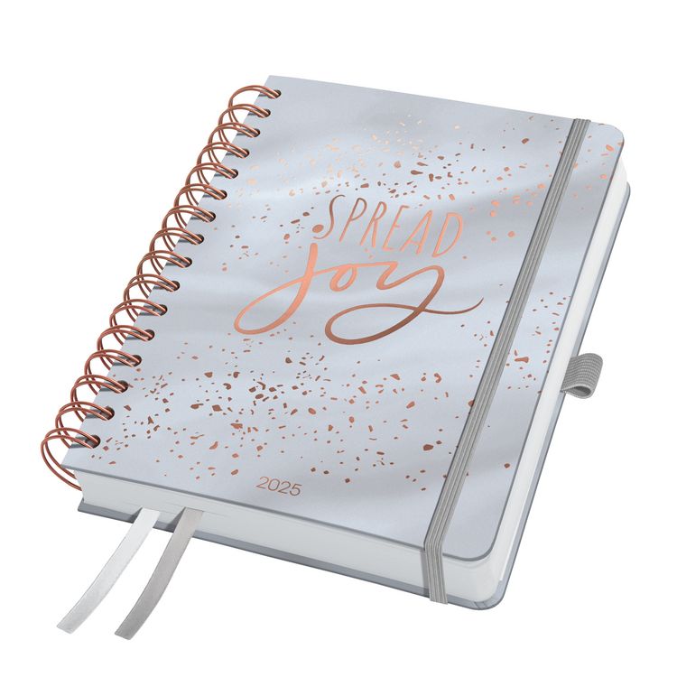 Produktbild: SIGEL J5605 Spiral-Kalender Jolie 2025 , ca. A5, grau