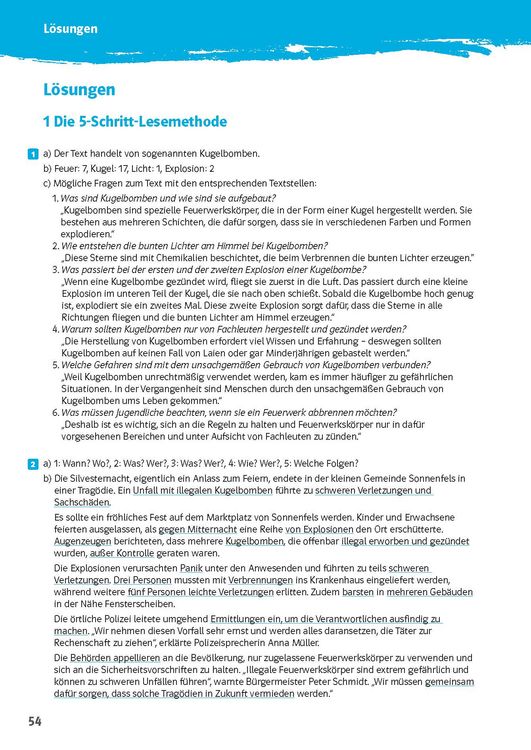 Produktbild: Klett 10-Minuten-Training Deutsch Texte lesen und verstehen 6. Klasse