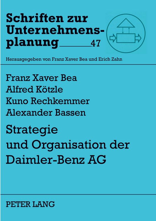 Produktbild: Strategie und Organisation der Daimler-Benz AG