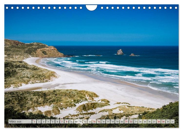 Produktbild: Neuseeland - Am Ende der Welt (Wandkalender 2026 DIN A4 quer), CALVENDO Monatskalender
