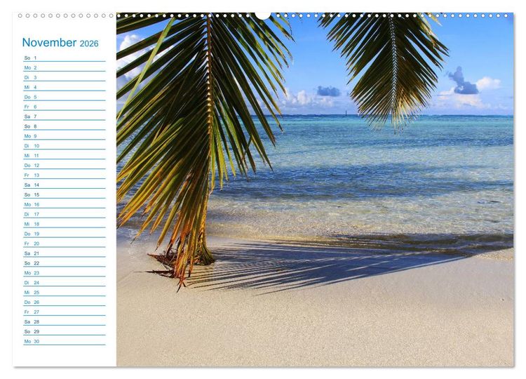 Produktbild: Franz&ouml;sisch-Polynesien - Trauminseln im S&uuml;dpazifik (Wandkalender 2026 DIN A2 quer), CALVENDO Monatskalender