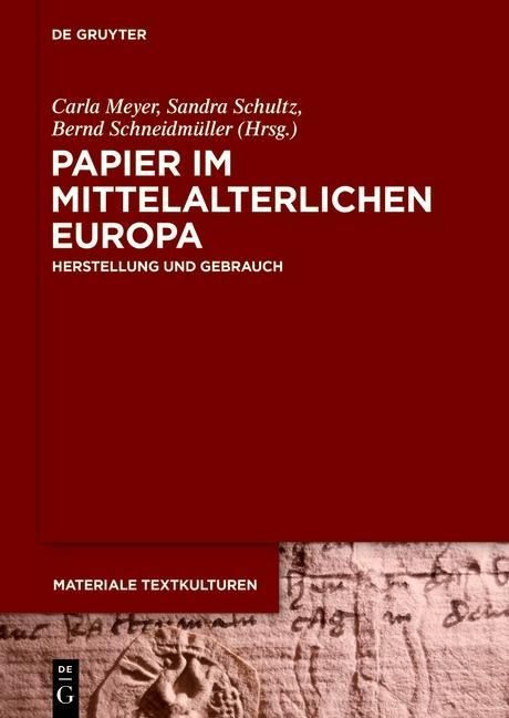Produktbild: Papier im mittelalterlichen Europa
