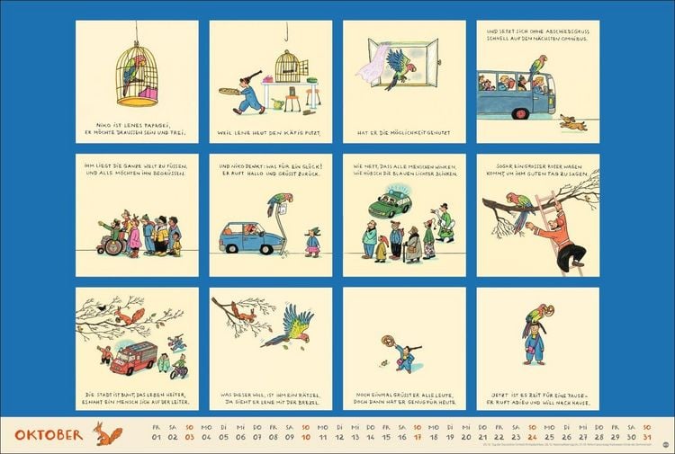 Produktbild: R.S. Berner Wimmel-Kalender 2027
