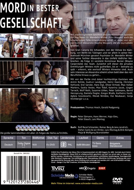 Produktbild: Mord in Bester Gesellschaft Komplettbox [8 DVDs]
