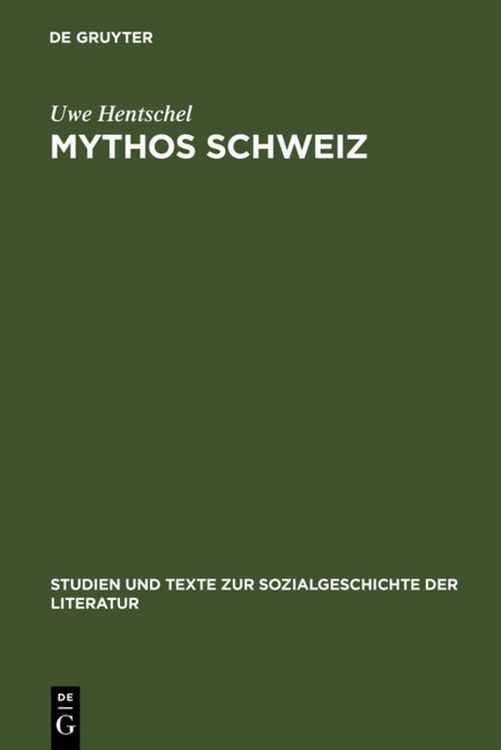 Produktbild: Mythos Schweiz