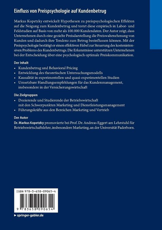 Produktbild: Einfluss von Preispsychologie auf Kundenbetrug