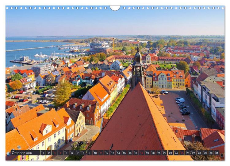 Produktbild: Vinetastadt Barth - Spaziergang durch die historische Stadt (Wandkalender 2026 DIN A3 quer), CALVENDO Monatskalender