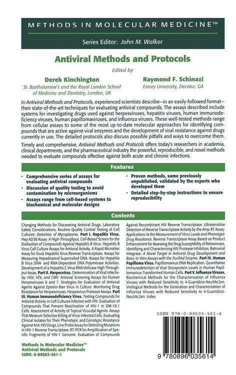 Produktbild: Antiviral Methods and Protocols