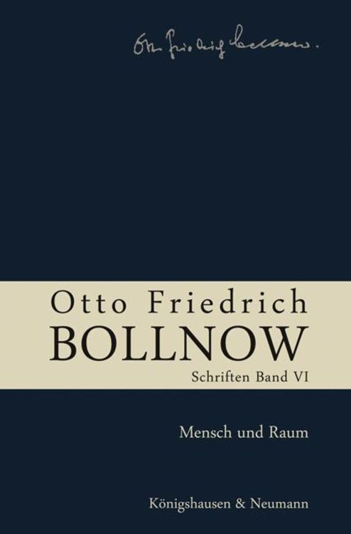 Produktbild: Otto Friedrich Bollnow: Schriften