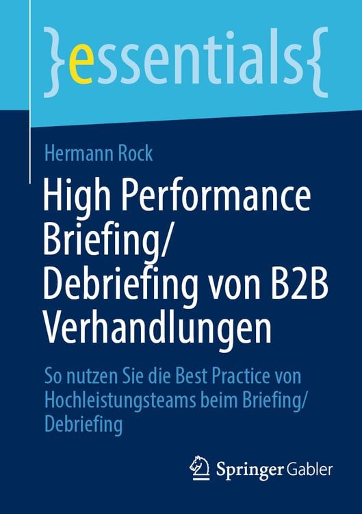 Produktbild: High Performance Briefing/Debriefing von B2B Verhandlungen