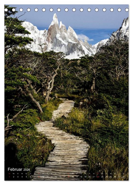 Produktbild: Magische Berge Patagoniens: Cerro Torre (Tischkalender 2026 DIN A5 hoch), CALVENDO Monatskalender