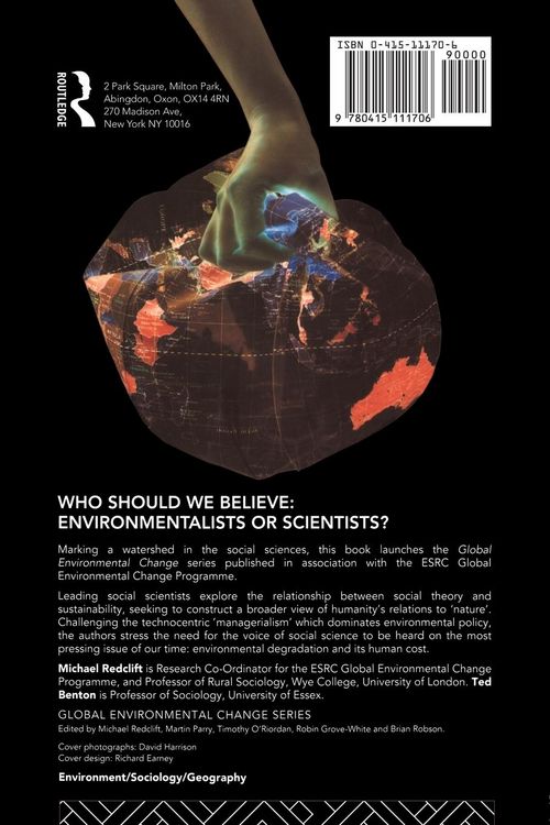 Produktbild: Social Theory and the Global Environment