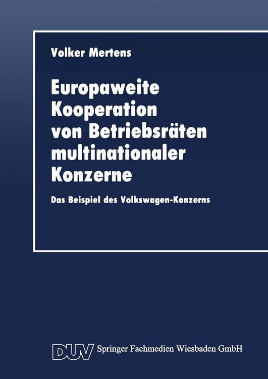 Produktbild: Europaweite Kooperation von Betriebsr&auml;ten multinationaler Konzerne