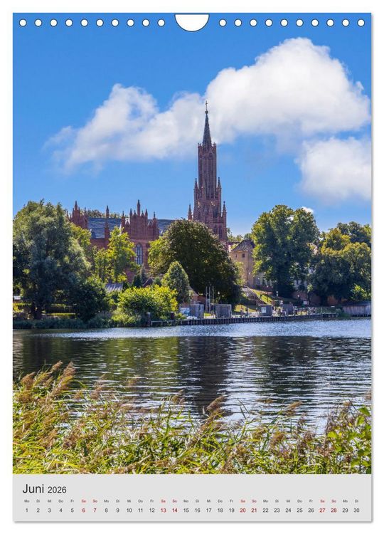 Produktbild: An den gro&szlig;en Seen der Mecklenburgischen Seenplatte (Wandkalender 2026 DIN A4 hoch), CALVENDO Monatskalender