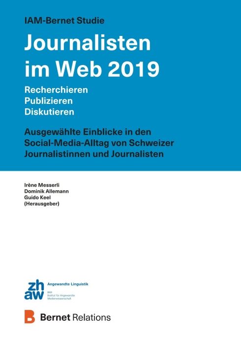 Produktbild: IAM-Bernet Studie Journalisten im Web 2019