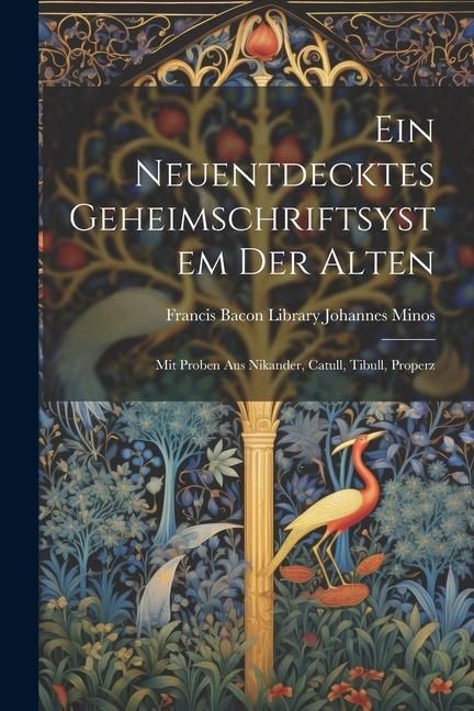 Produktbild: Ein Neuentdecktes Geheimschriftsystem der Alten