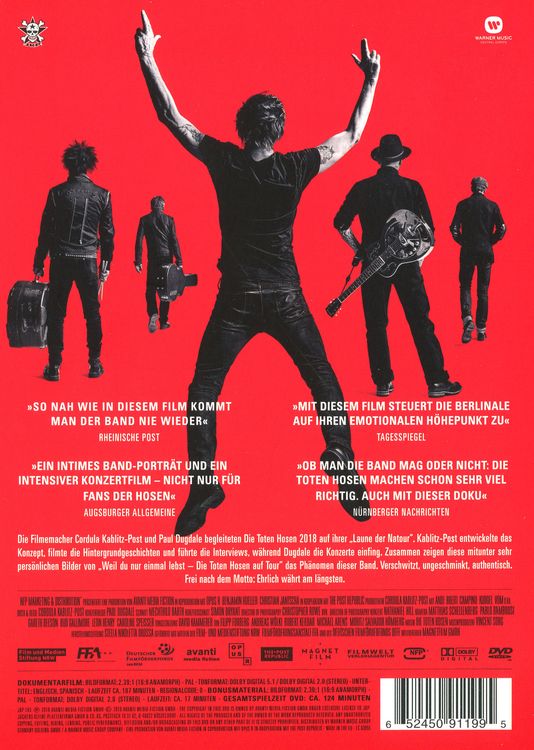 Produktbild: Weil du nur einmal lebst - Die Toten Hosen auf Tour