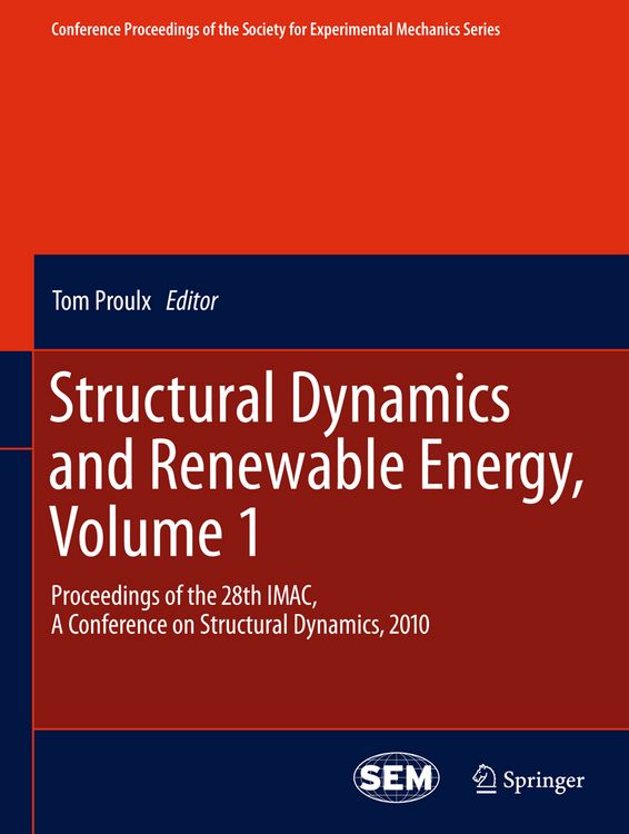 Produktbild: Structural Dynamics and Renewable Energy, Volume 1