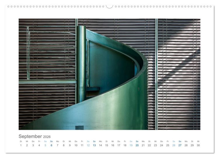 Produktbild: Architektonische Details aus Europa (hochwertiger Premium Wandkalender 2026 DIN A2 quer), Kunstdruck in Hochglanz